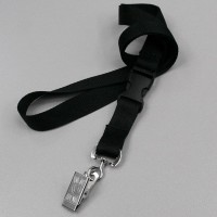 Lanyard with metallic clip