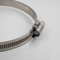 Collier serrage inox bande pleine Diamètre 18-28 mm Largeur 8mm x2