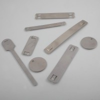 Aluminium or brass tags