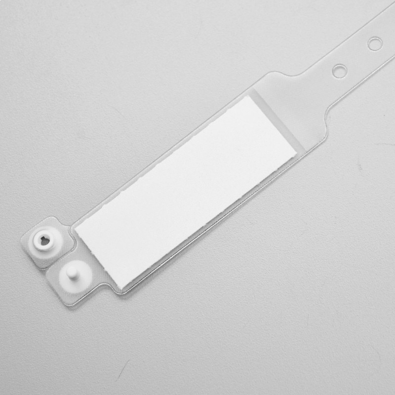 Hospital wristbands with label Hospital wristbands