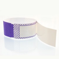 Pulsera Tyvek con solapa