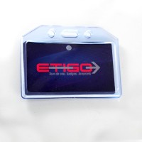 Card holder in blue...