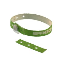 Pulsera de tela con presión...