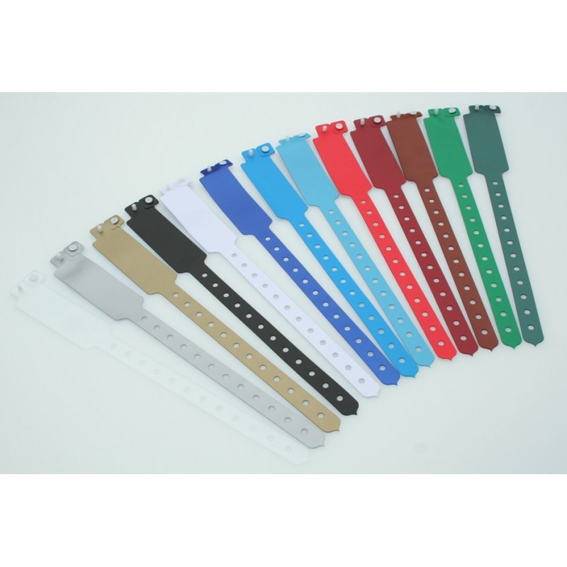 Vinyl wristband with marking area / event wristband