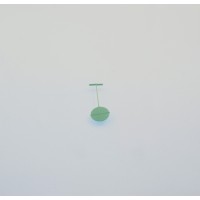 Round Tag fastener aqua...