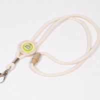 Lanyard en algodon naturel