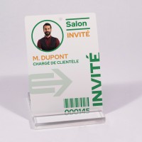 Porte badge éco-plast...