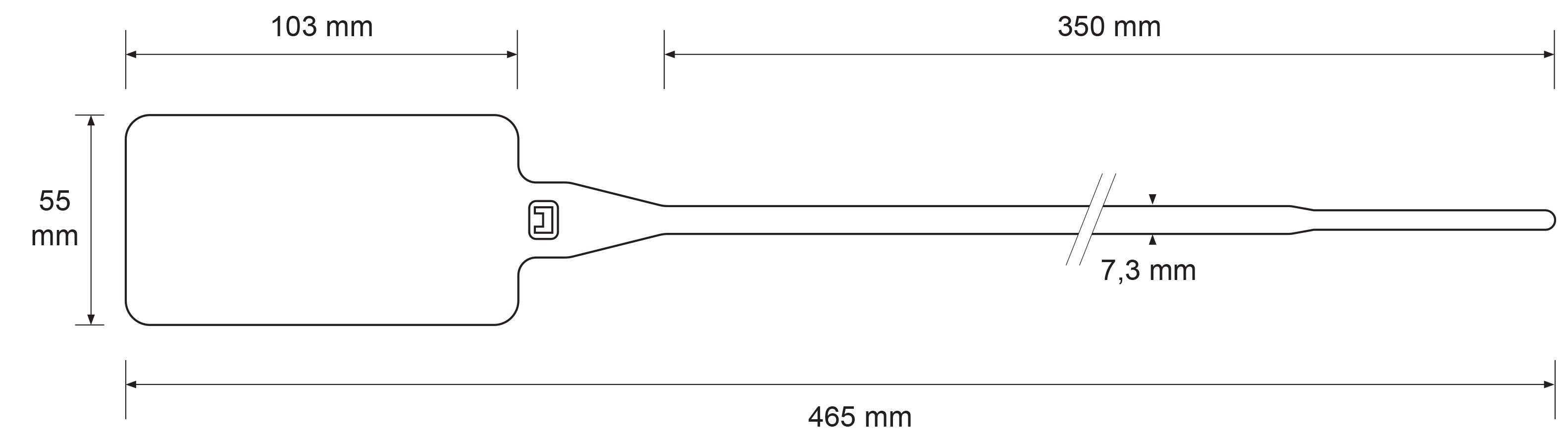 Schéma Scellé SBS grande platine