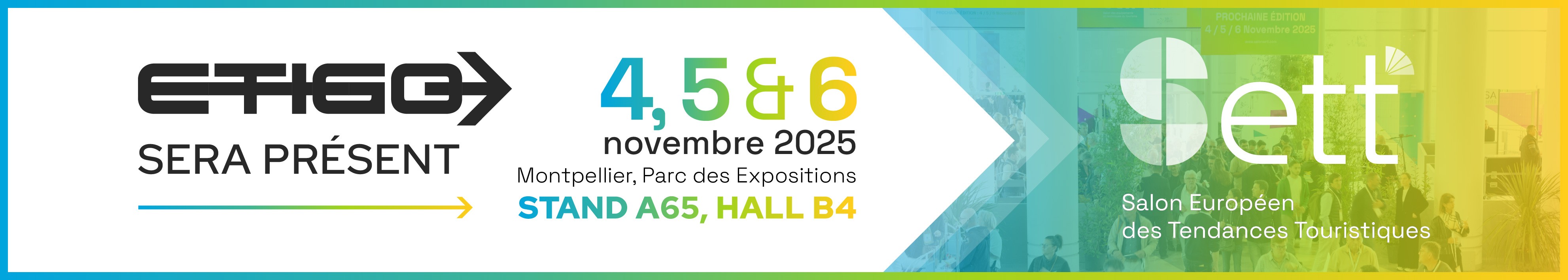 ETIGO sera présent au salon SETT, salon européen des tendances touristiques