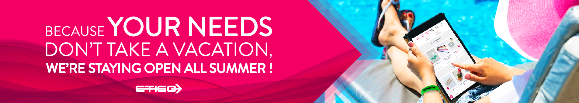 We're staying open all summer!